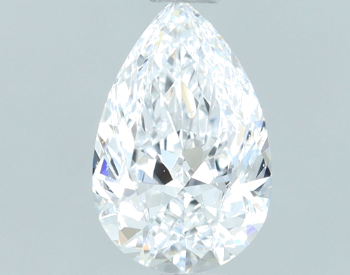 0.7 carat D-SI1 Natūralus Pear Deimantas (1)