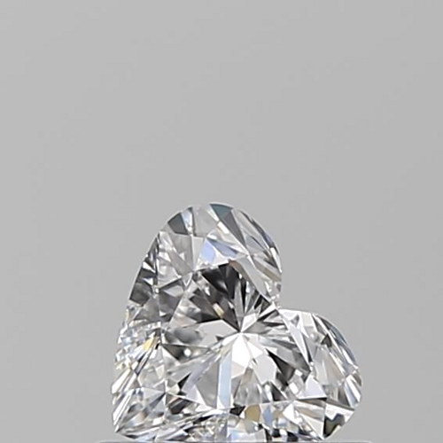 0.5 carat D-IF Natūralus Heart Deimantas (1)