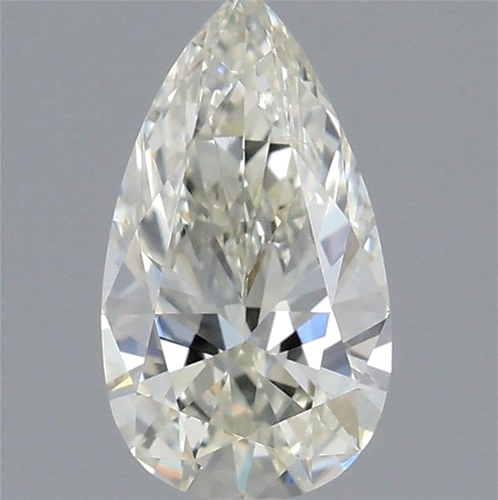 0.6 carat K-VS2 Natūralus Pear Deimantas (1)