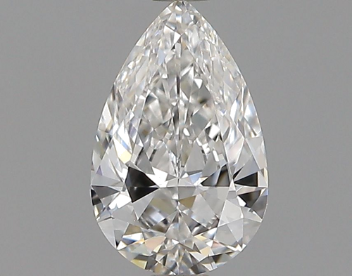 0.51 carat F-VS1 Natūralus Pear Deimantas (1)
