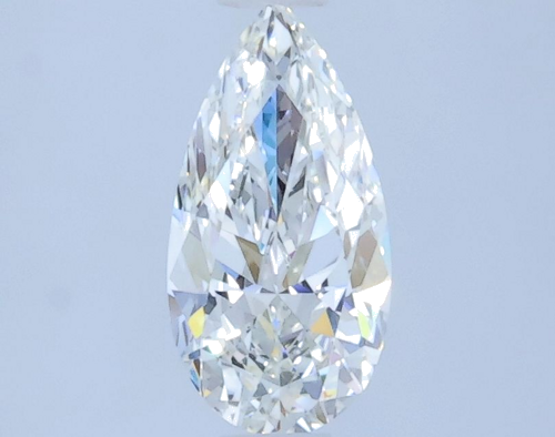 0.5 carat G-IF Natūralus Pear Deimantas (1)