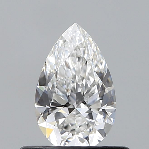 0.51 carat F-SI1 Natūralus Pear Deimantas (1)