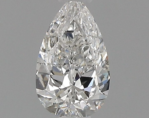 0.3 carat F-SI1 Natūralus Pear Deimantas (1)