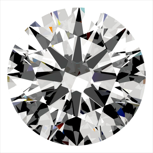 0.32 carat F-VVS2 Excellent cut Natūralus Round Deimantas (1)