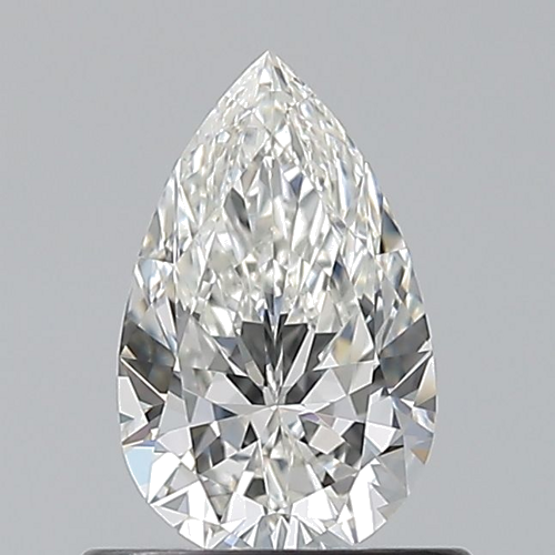 0.62 carat G-VVS2 Natūralus Pear Deimantas (1)