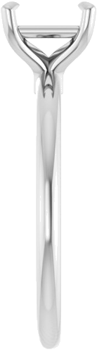 Sužadėtuvių Žiedas 585 Baltojo Aukso Square 5.5mm (4)