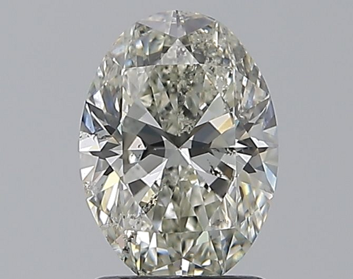 1.5 carat J-SI2 Natūralus Oval Deimantas (1)