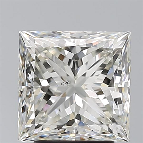 3.5 carat I-SI1 Natūralus Princess Deimantas (1)