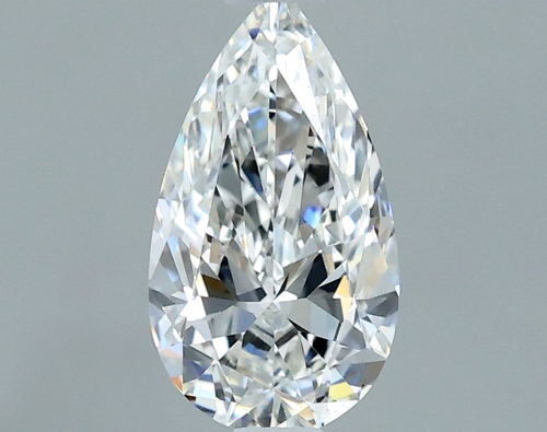 0.52 carat G-VVS2 Natūralus Pear Deimantas (1)