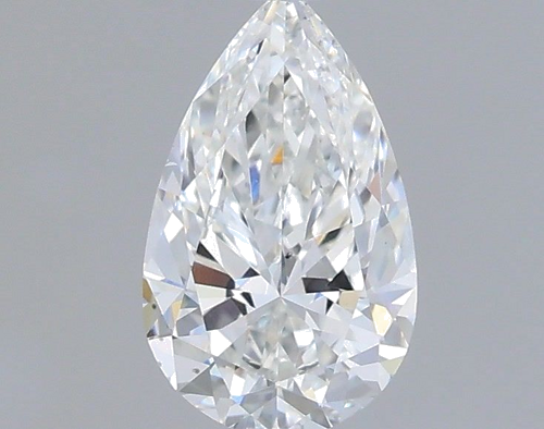 0.51 carat F-VS2 Natūralus Pear Deimantas (1)
