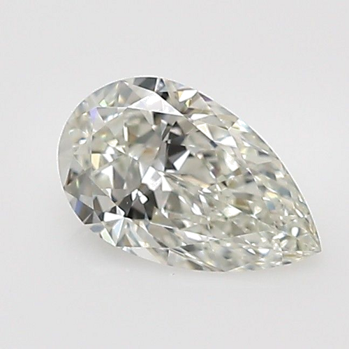 0.58 carat I-VVS2 Natūralus Pear Deimantas (1)