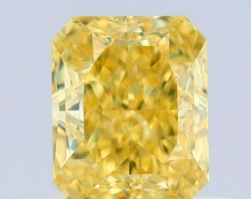0.5 carat Fancy Intense Yellow-VS1 Natūralus Radiant Deimantas (1)