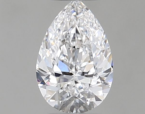 0.31 carat D-VVS1 Natūralus Pear Deimantas (1)