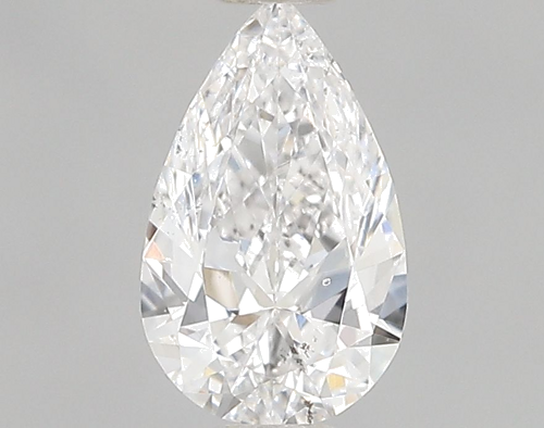0.3 carat D-SI2 Natūralus Pear Deimantas (1)