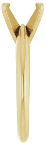 Sužadėtuvių Žiedas „Solitaire“ 14k yellow gold Round 8mm (4)