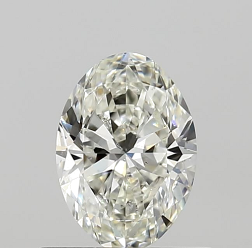 0.62 carat I-SI1 Natūralus Oval Deimantas (1)