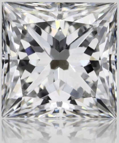 1.04 carat F-SI1 Natūralus Princess Deimantas (1)