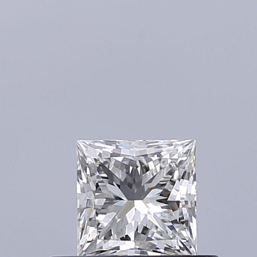 0.4 carat F-VVS2 Natūralus Princess Deimantas (1)