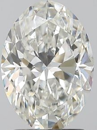 2.01 carat H-SI1 Natūralus Oval Deimantas (1)