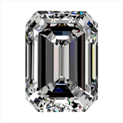 0.36 carat F-VVS1 Natūralus Emerald Deimantas (1)