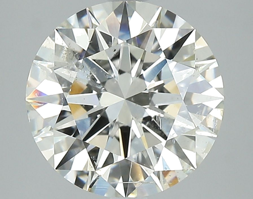 3.05 carat I-SI2 Excellent cut Natūralus Round Deimantas (1)