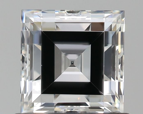 0.7 carat F-VS1 Natūralus Square Radiant Deimantas (1)