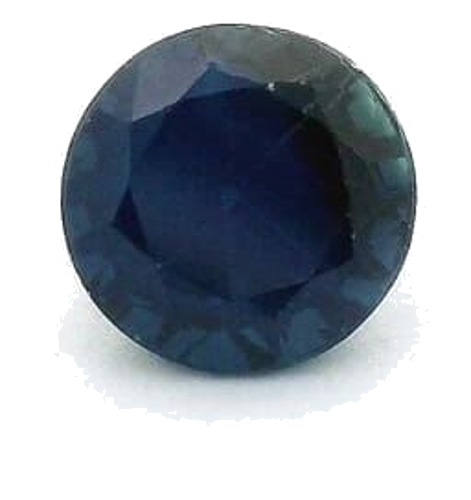 0.63 carat BLUE Round Safyras (1)