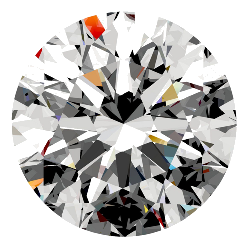 0.3 carat E-VVS2 Excellent cut Natūralus Round Deimantas (1)