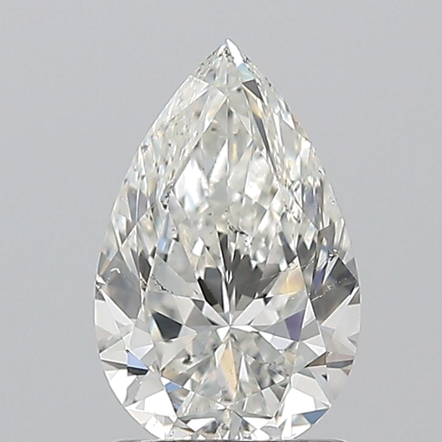 1.2 carat H-SI2 Natūralus Pear Deimantas (1)