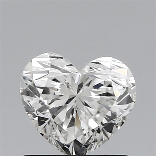 1.01 carat I-SI2 Natūralus Heart Deimantas (1)
