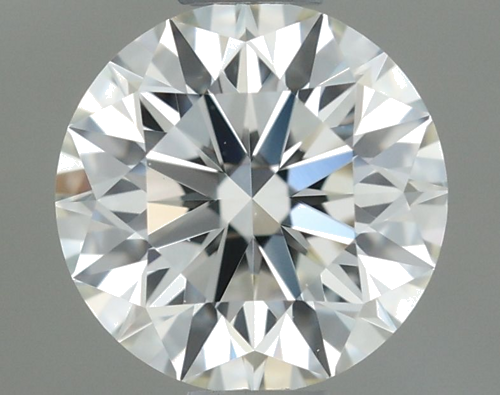 0.53 carat K-VVS1 Excellent cut Natūralus Round Deimantas (1)