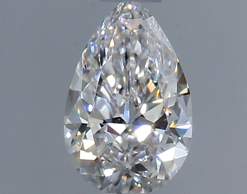 0.42 carat E-VVS1 Natūralus Pear Deimantas (1)