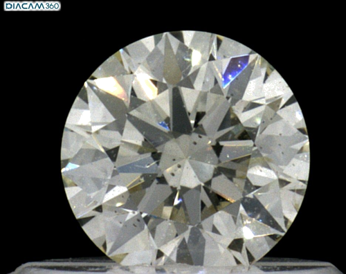 0.42 carat K-SI2 Excellent cut Natūralus Round Deimantas (1)