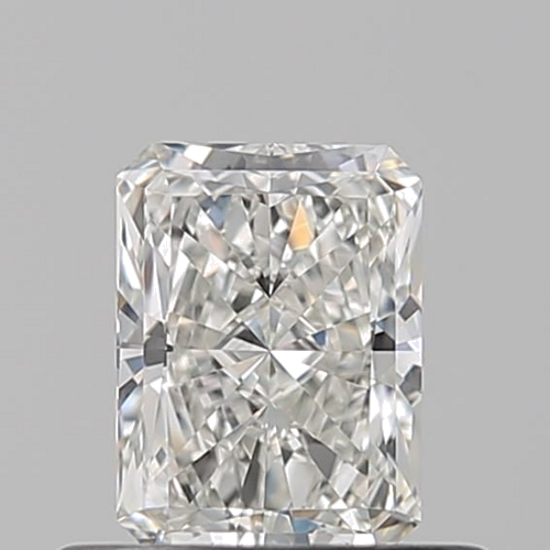 0.51 carat H-VVS1 Natūralus Radiant Deimantas (1)
