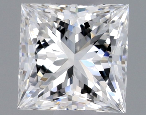 0.3 carat D-VVS2 Natūralus Princess Deimantas (1)