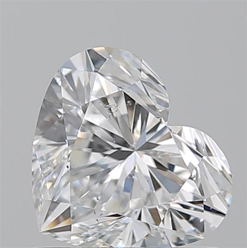 1.03 carat F-SI2 Natūralus Heart Deimantas (1)