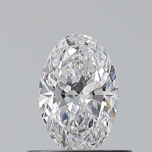 0.5 carat D-VVS2 Natūralus Oval Deimantas (1)