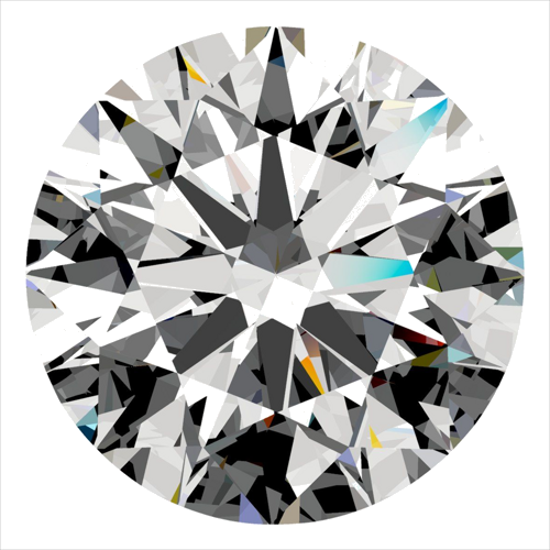 0.38 carat F-VS2 Excellent cut Natūralus Round Deimantas (1)