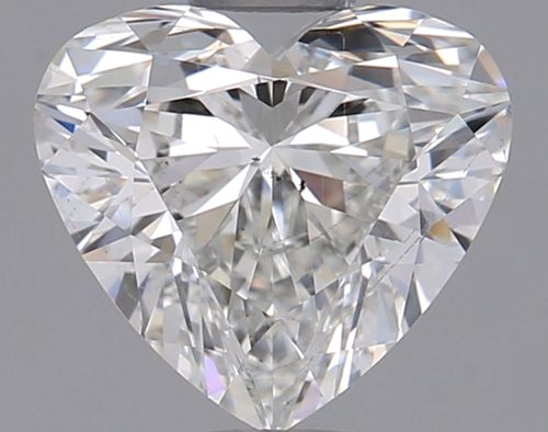0.9 carat H-SI1 Natūralus Heart Deimantas (1)