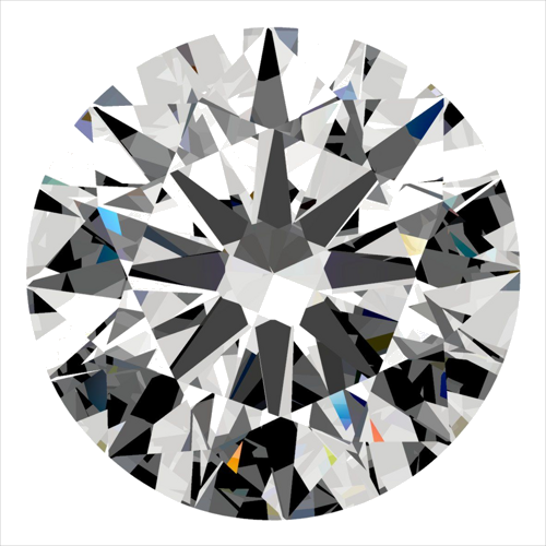 0.34 carat E-VVS1 Excellent cut Natūralus Round Deimantas (1)