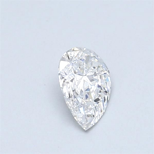 0.38 carat D-VVS2 Natūralus Pear Deimantas (1)