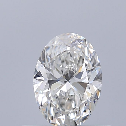0.43 carat F-VVS1 Natūralus Oval Deimantas (1)