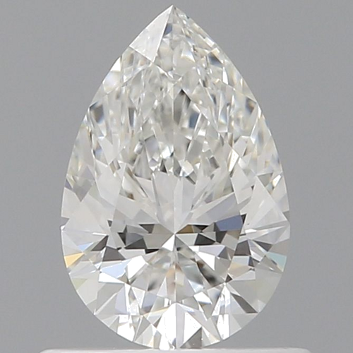 0.6 carat G-VVS2 Natūralus Pear Deimantas (1)
