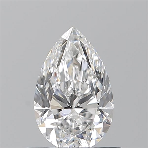 0.7 carat D-SI1 Natūralus Pear Deimantas (1)