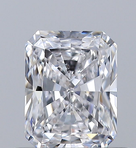 0.6 carat D-SI1 Natūralus Radiant Deimantas (1)