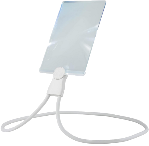 Hands-Free Magnifying Glass with Retractable Rectangular Lens 2x (1)