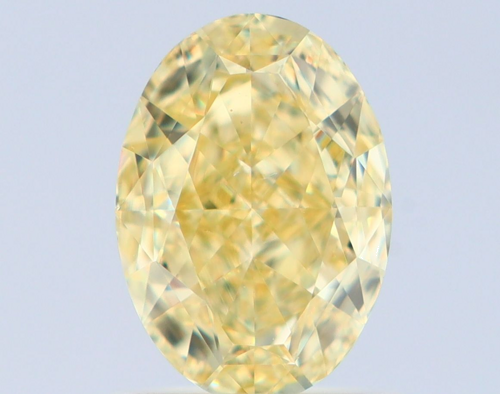 1.42 carat Fancy Yellow-VS2 Natūralus Oval Deimantas (1)