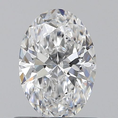0.61 carat D-SI1 Natūralus Oval Deimantas (1)