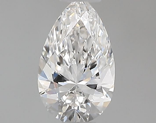 0.3 carat F-SI1 Natūralus Pear Deimantas (1)