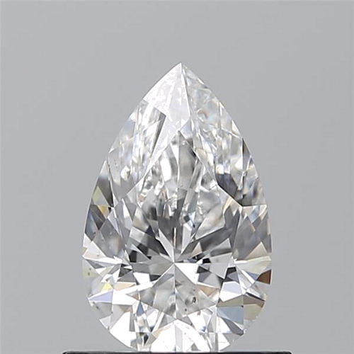 0.71 carat E-SI1 Natūralus Pear Deimantas (1)